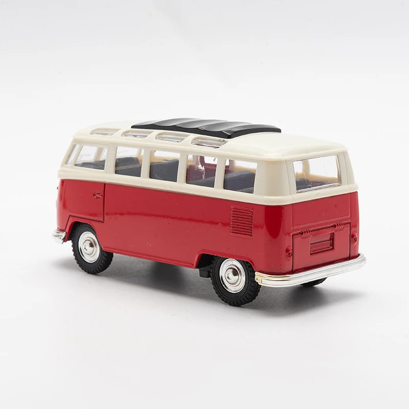1:32 Legierung Diecast Vintage Mini Bus Van Auto Modell Klassische Zurückziehen Auto Miniatur Fahrzeug Replik Für Sammlung Geschenk für Kinder – Detail 8