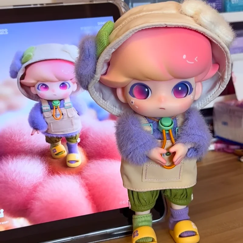 

POPMART DIMOO Dream Travel 1/8 Anime Action Figure Original Blind Box Surprise Mystery Box Ornaments Figurines