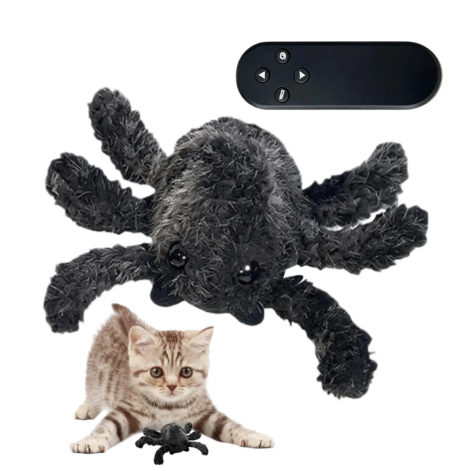 

Realistic Spider Soft Rechargeable Realistic Animal with Lights Cool Kids Toys for Parent-Child Interaction Game Home Indoor