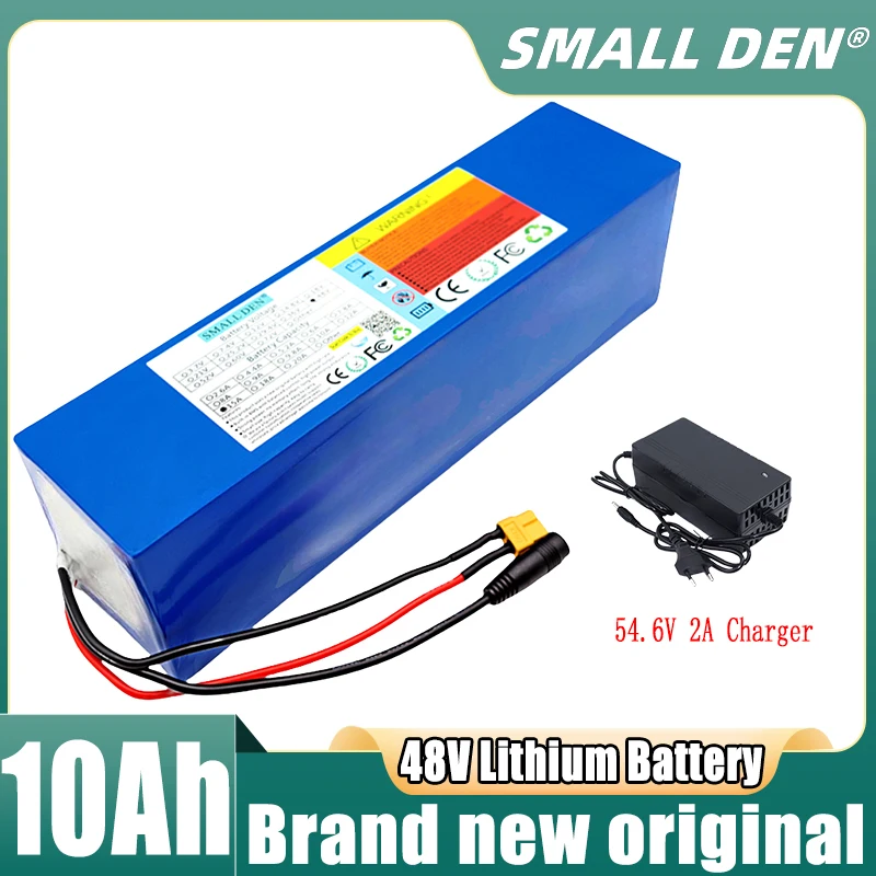 

48V 10Ah 13S3P 800 Brand new original lithium battery pack with BMS, suitable for various transportation vehicles, customizable