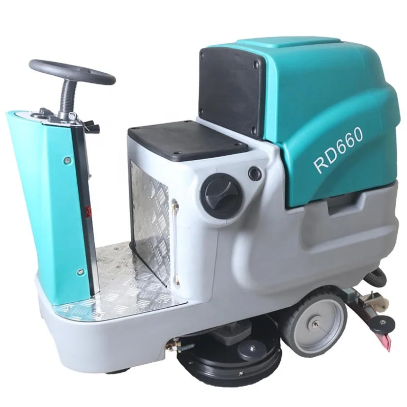 RD660 New Condition Auto Cleaning Machine Ride on Floor Scrubber for Supermarket Floor