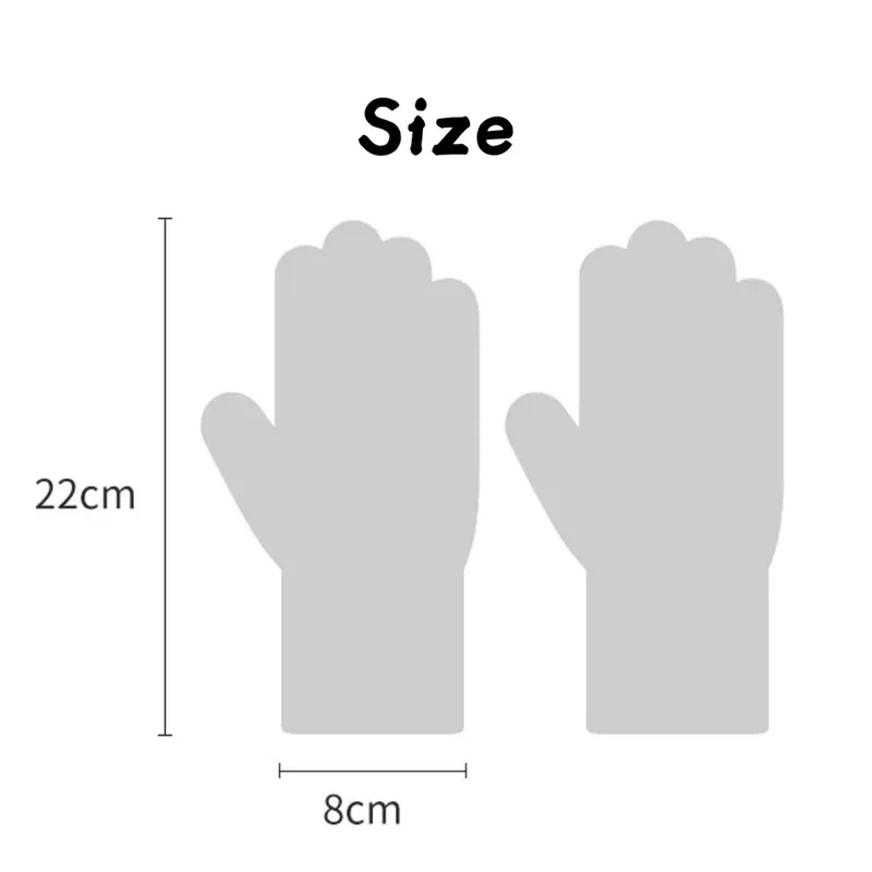 المرأة شتاء دافئ محبوك قفازات كاملة الأصابع وضع العلامات رشاقته طويلة في الهواء الطلق قفازات بلون لمس تمتد القفازات #4