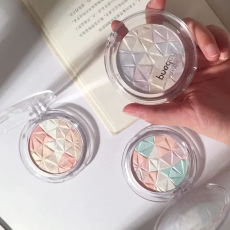 1 szt. Rozjaśniający, diamentowy perłowy rozświetlacz, delikatny połysk, długotrwały, błyszczący cień do powiek, prezent na walentynki