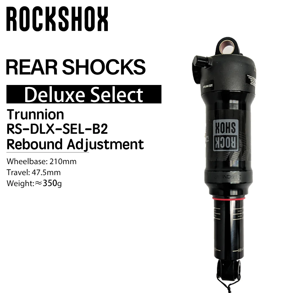 ROCKSHOX Deluxe Select AIR SPRUNG SHOCK 210 Rebound MTB BIKE REAR