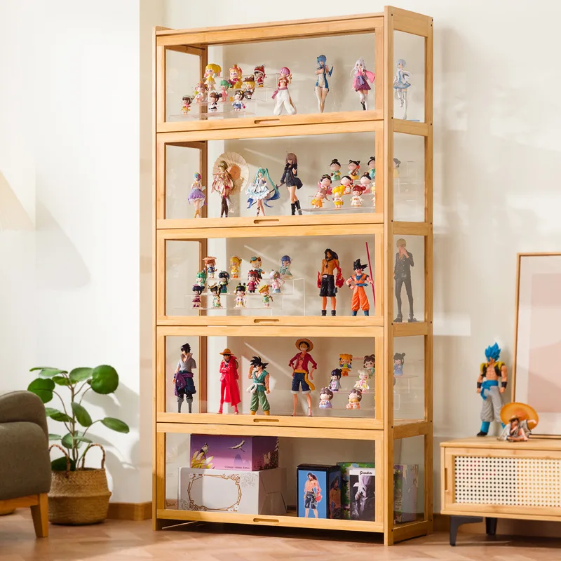 Figure Lego Display Cabinet Model Toy Storage Cabinet Acrylic Transparent Dust-proof Building Block Shelf Household Display