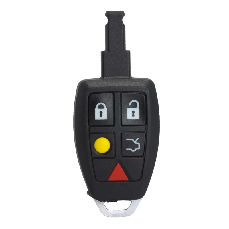 KEYECU for Volvo C30 S40 V50 C70 FCC ID: LTQV0315TX, LTQVO315TX, PN: 30772198 Replacement Remote Control Car Key Shell Case Fob