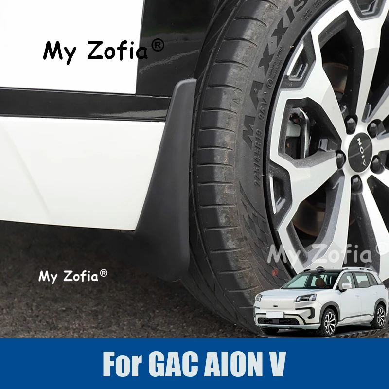 

Mud Flaps For GAC AION V 2024 2025 2026 Car Splash Guards Fender No Drilling No Tape All Weather Mudflaps Accessories