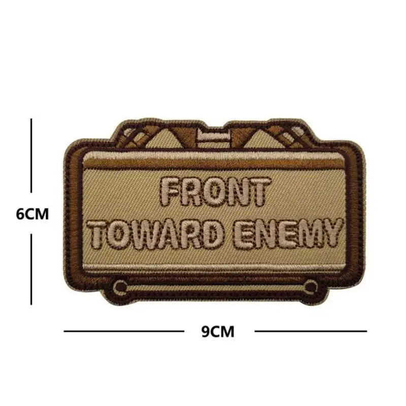 Front Toward Enemy Armband Embroidery Patch