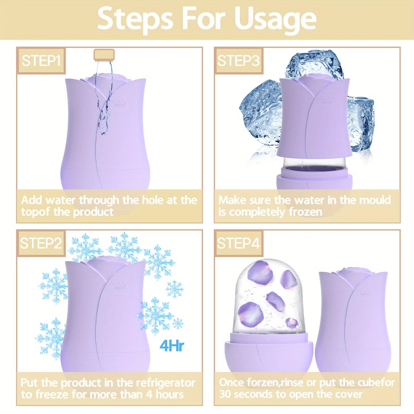 سيليكون قالب الثلج بكرات الوجه أدوات العناية مدلك للوجه عيون الرقبة تخفيف الخطوط الدقيقة والتجاعيد هدايا العناية بالبشرة الجمال