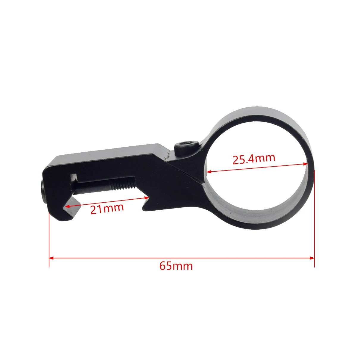 Tactical 25.4mm Quick Release Offset Flashlight Scope Mount 20mm Rail 90 Degree Sight Mount Hunting Accessories For Hunting