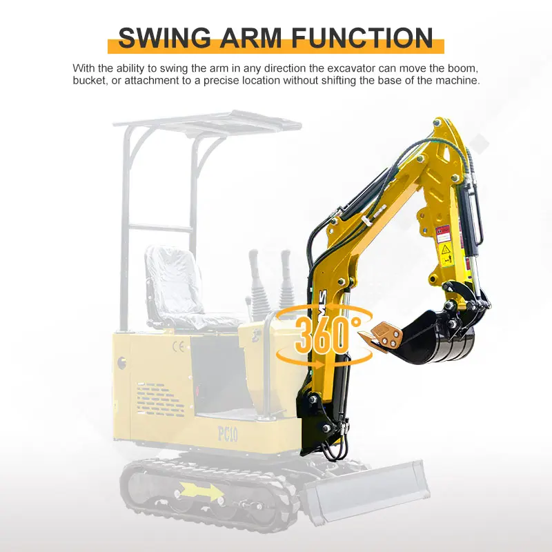 FULL PAYMENT 1 Ton Mini Excavator with 13.5HP RATO Gasoline Engine Backhoe Digger Crawler Excavator for Farm,Garden