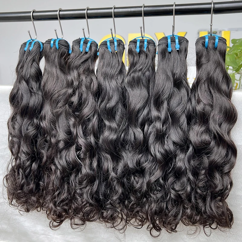 15A Water Wave Bundles 100% Human Hair Extensions Unprocessed Vietnamese Raw Hair Bundles Raw Hair 100% Human Hair Tissages