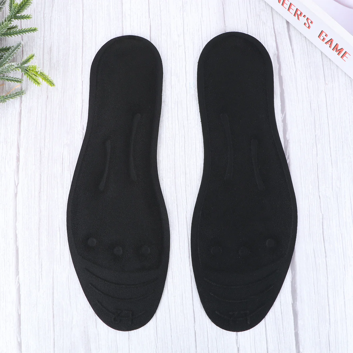 

Plantar Fasciitis Insoles Shoe Cushions for Men Liquild Shock Absorption Black High Heel and Women Inserts