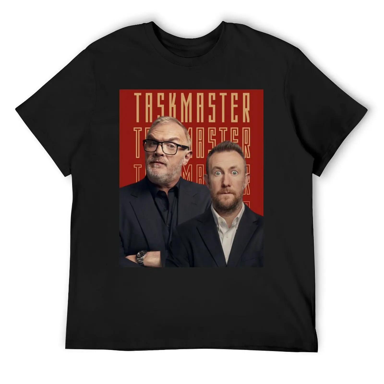 

Taskmaster- Alex Horne & Greg Davies T-Shirt basketball graphic tees Man t-shirt for a boy men t shirt