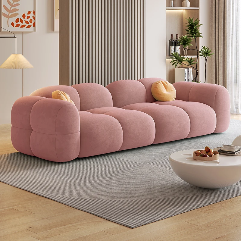 طبق الاصل الأريكة غرفة المعيشة أريكة الحديثة الحد الأدنى الأبيض لينة غرفة المعيشة أريكة الأطفال مصمم موبليس أثاث ما بعد الحداثة #3