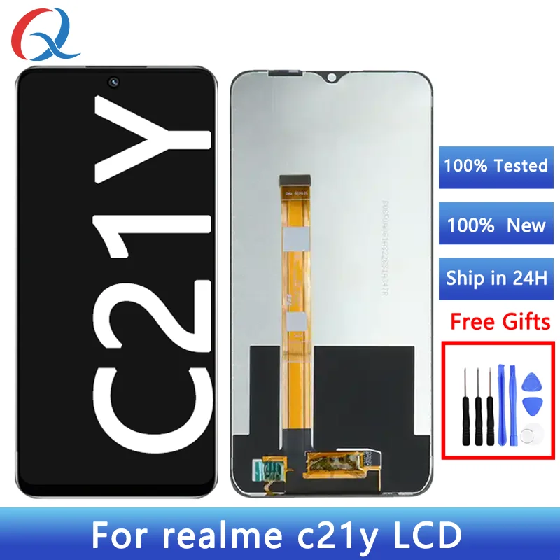 C21Y lcd Pantalla for realme C21Y lcd Digitizer Assembly screen replacement Mobile Phone Lcd for realme C21y display