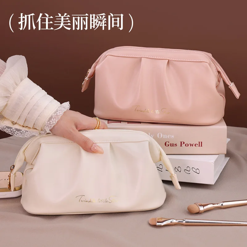 

Waterproof Cosmetic Bag Large Capacity Senior Sense of Travel Small Bag Portable Handbag Handbag