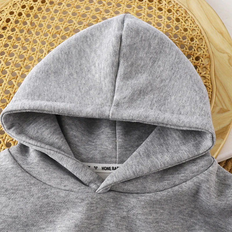 Frühling Herbst Neue Jungen Kapuzenpullover 2-12 Jahre Kinder Mode Buchstabendruck Pullover Lässige Oberteile Teenager Kinderkleidung – Detail 6