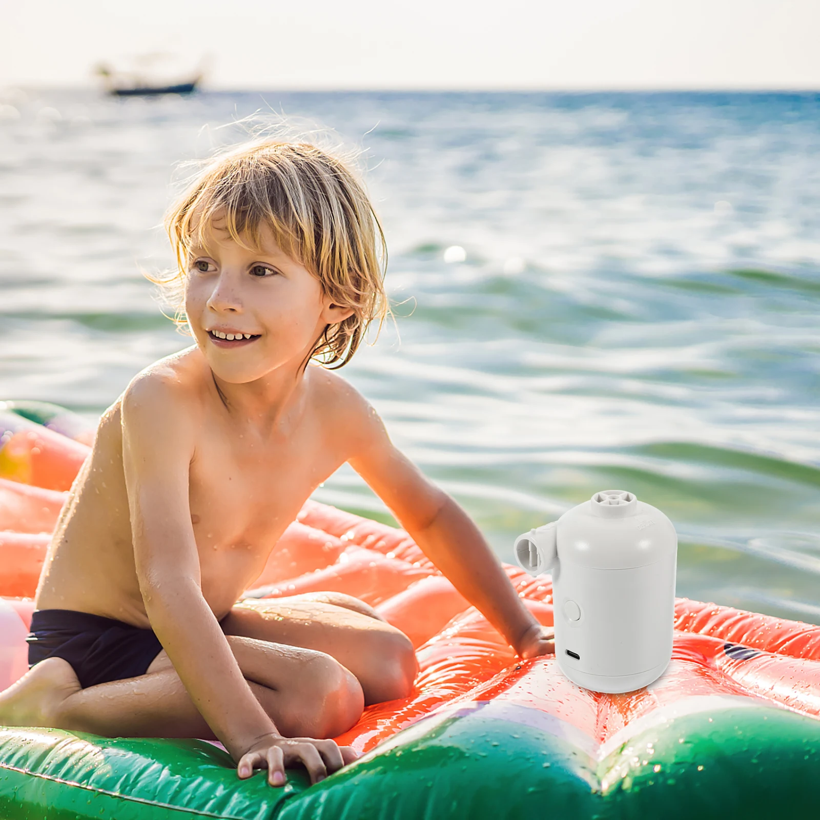 

1 Set Multi-Function Electric Inflator Portable Air Pump For Inflatable Mattress Pool Camping Pvc Inflatables Quick High Airflow