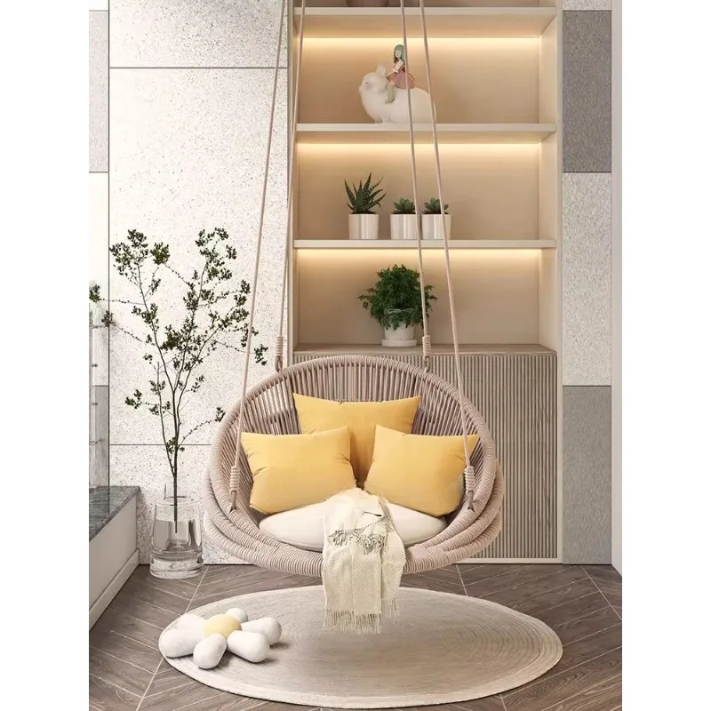 

Подвесной стул, домашние качели, балкон, домашняя спальня, кресло-качалка для девочек, подвесная корзина, качели для ленивой комнаты, маленький подвесной стул