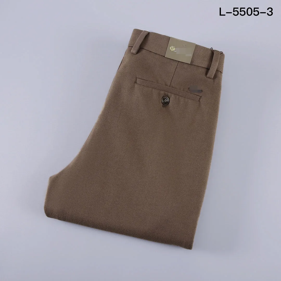 BILLIONAIRE SIJITONGDA 2024 autumn and winter new casual pants pure cotton fabric · fluffy and soft · warm to wear · 29-42