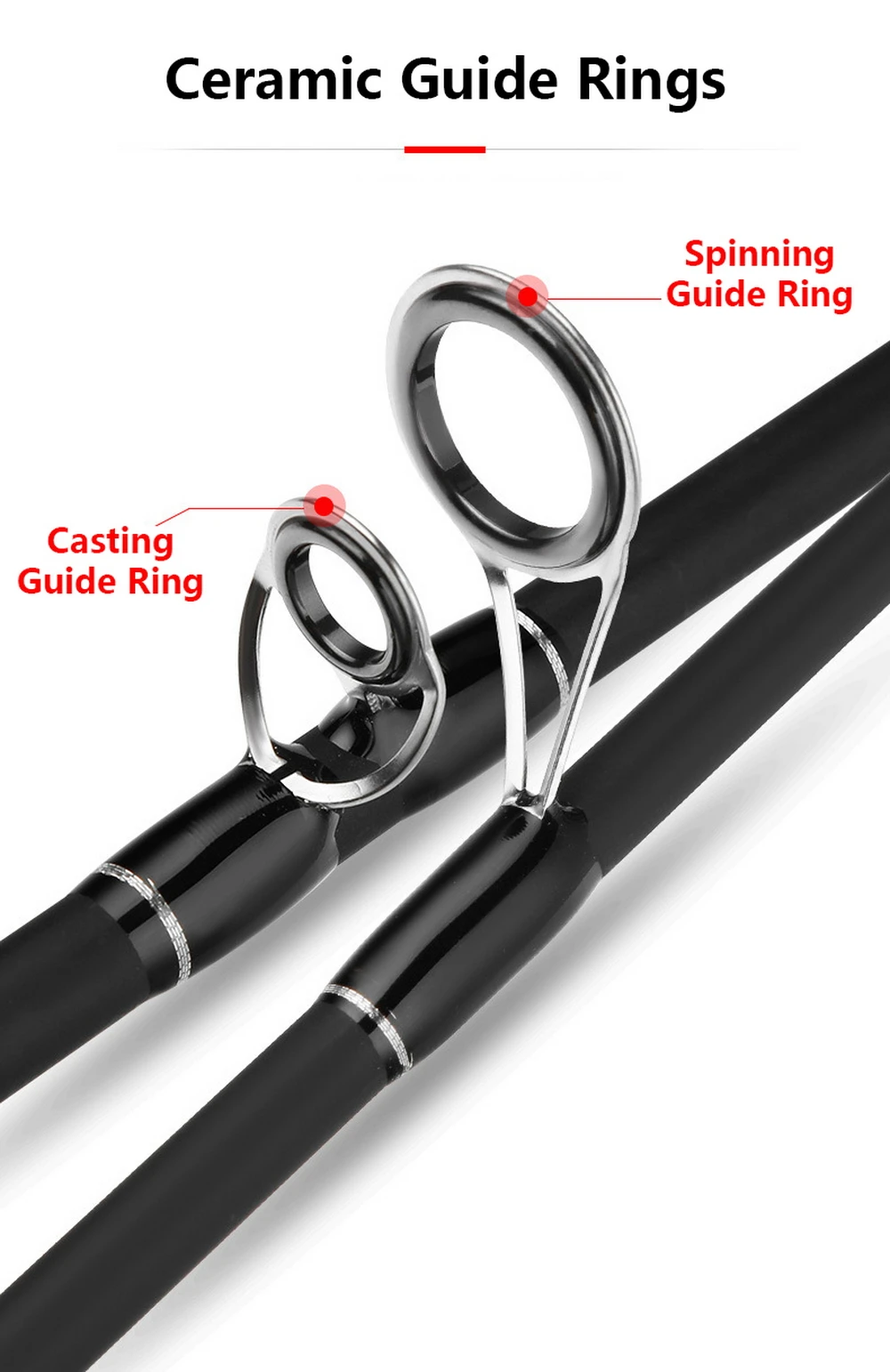 MH H 2 Rod Tips,Super Hard Carbon Fiber Lure Rod,2.7m 3m,Spinning / Casting,Distance Throwing,Carp Trout Predator Fishing Rod