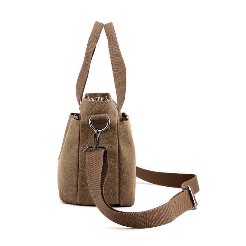 Women Canvas shoulder Bag Casual Fashion High Quality Cross-body Bag Fashion Female Shopper Bags luxury brand top handle bags