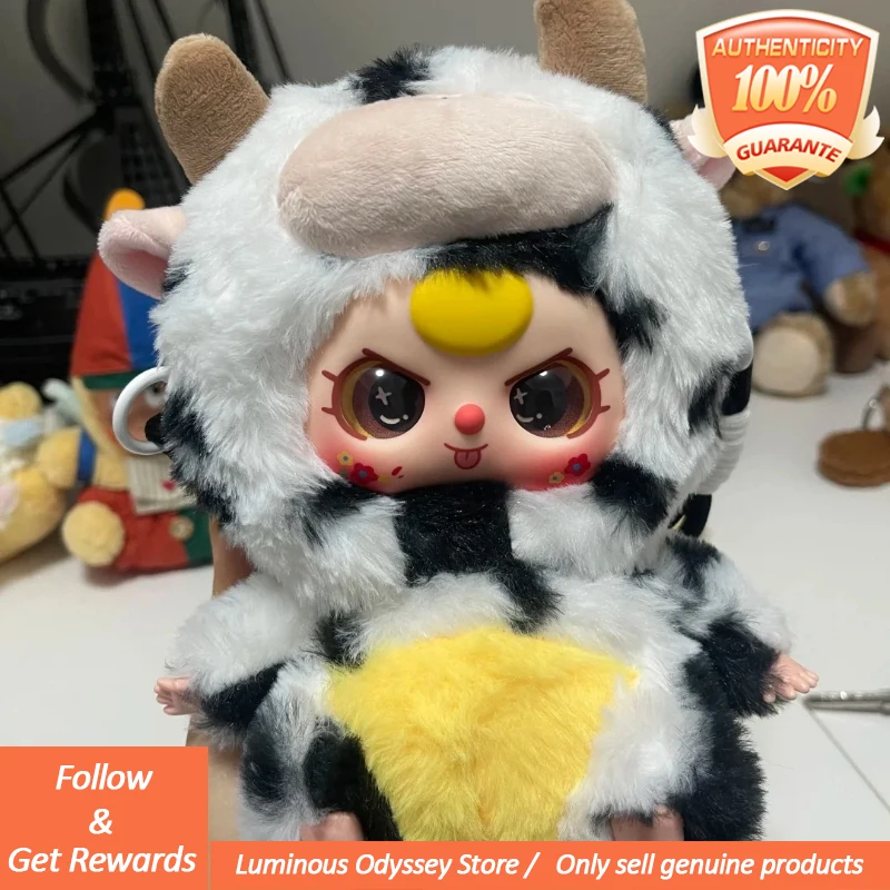 ของแท้เด็กสามปี Zodiac Series กล่องตาบอดเครื่องประดับจี้อินเทรนด์ Figurines Mystery กล่องของเล่นของขวัญตุ๊กตาน่ารักตุ๊กตา