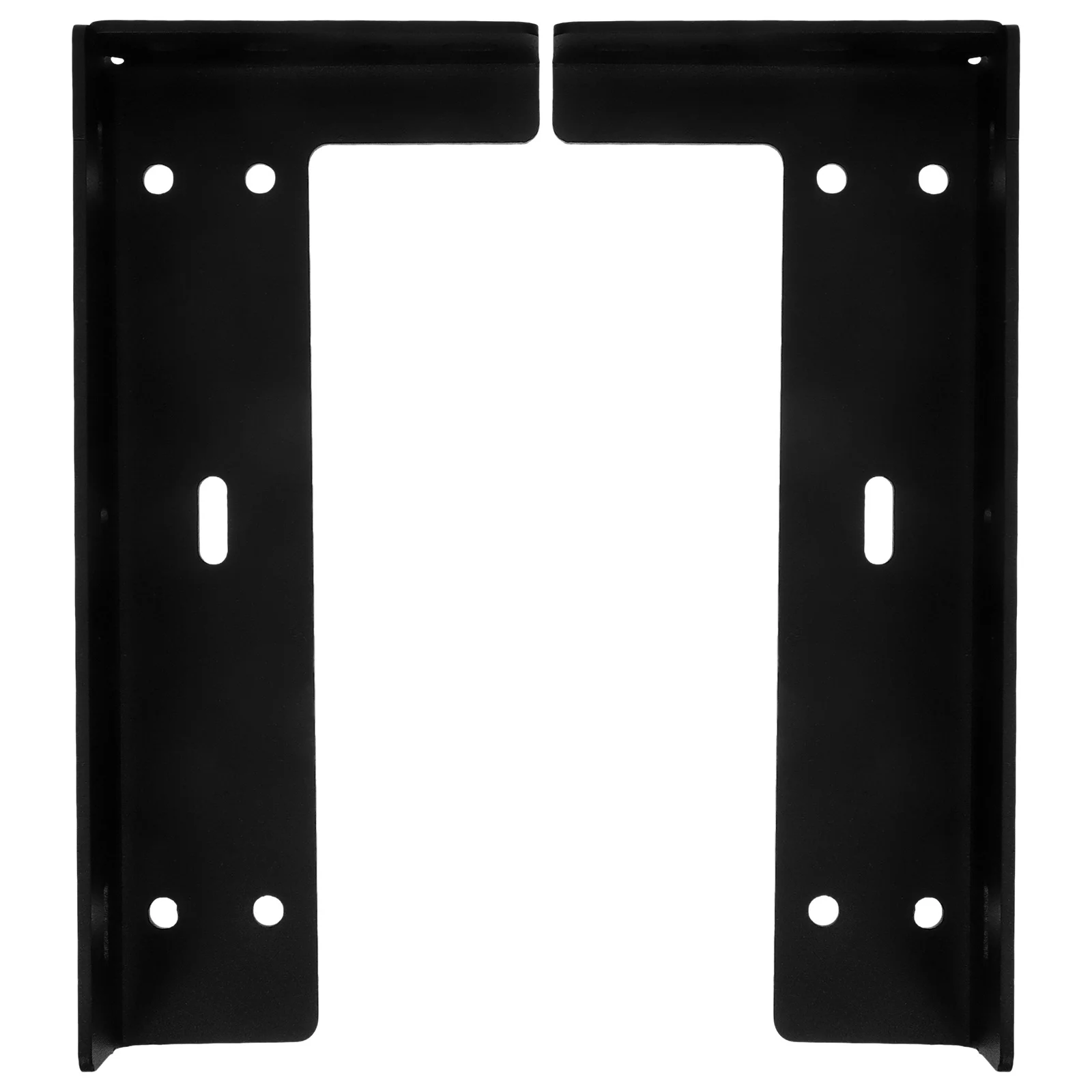 

2pcs Heavy Duty Shelf Brackets Metal Wall Mount Adjustable Thick Floating Black for Stand Bookshelf Closet DIY Hardware
