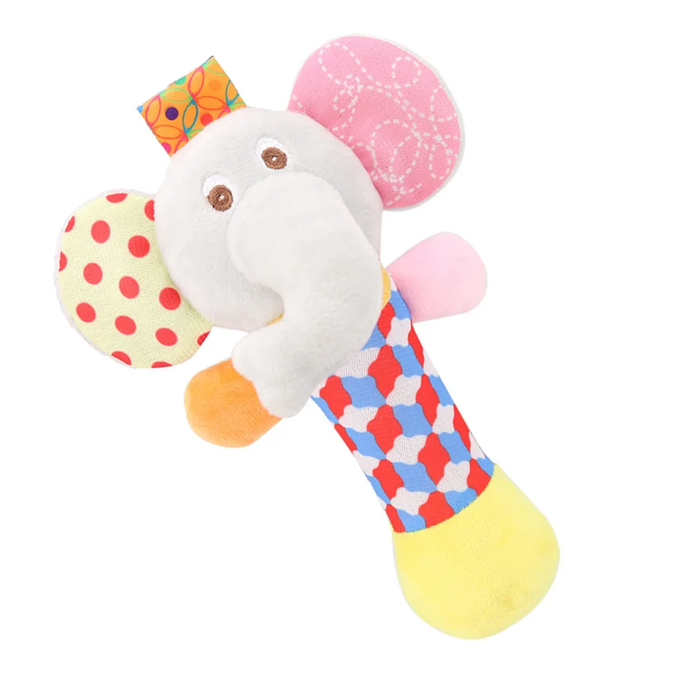 1 stks Baby Hand Jingle Bell Cartoon Dierlijke Vorm Lichtgewicht Rammelaar voor Baby Auditieve Ontwikkeling Vroeg Leren Educatief