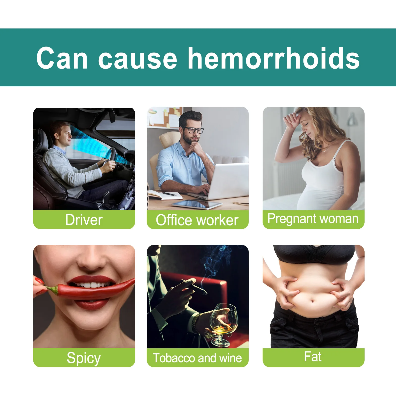 Hemorrhoids Treatment Capsules Internal External Meat Ball Removal Relief Anal Pain Treat Swelling Bleed Anal Fissure Therapy