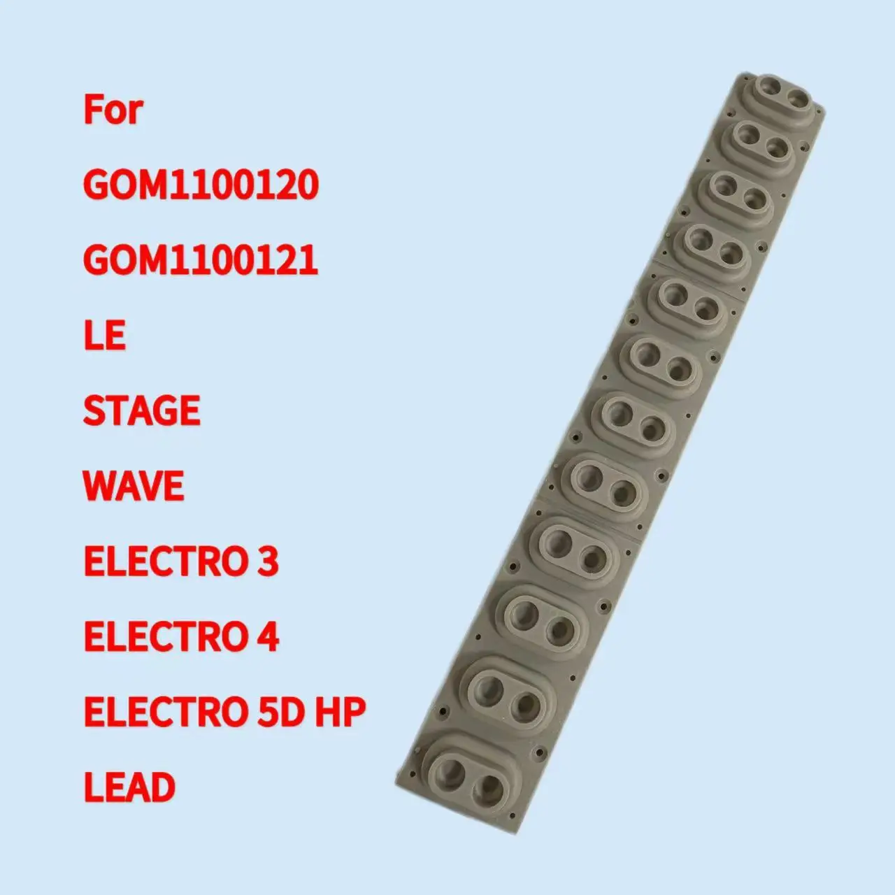 For Nord GOM1100120 / GOM1100121 / LE / STAGE / WAVE / ELECTRO 3 / ELECTRO 4 / ELECTRO 5D HP / LEAD Conductive Rubber Strip