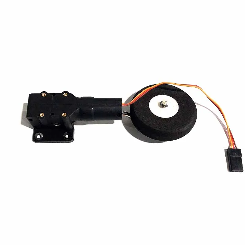 57mm High 25g Servoless Retract Laterally Landing Gear With 40mm Wheel For RC FPV Fixed Wing Aircraft Metal Worm Undercarriage