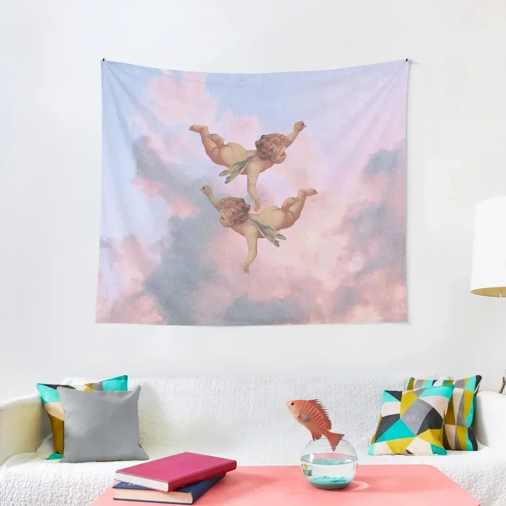 

Angels In A Beautiful Sky Tapestry Wallpaper House Decorations Room Decorator Aesthetic Room Decor Tapestry