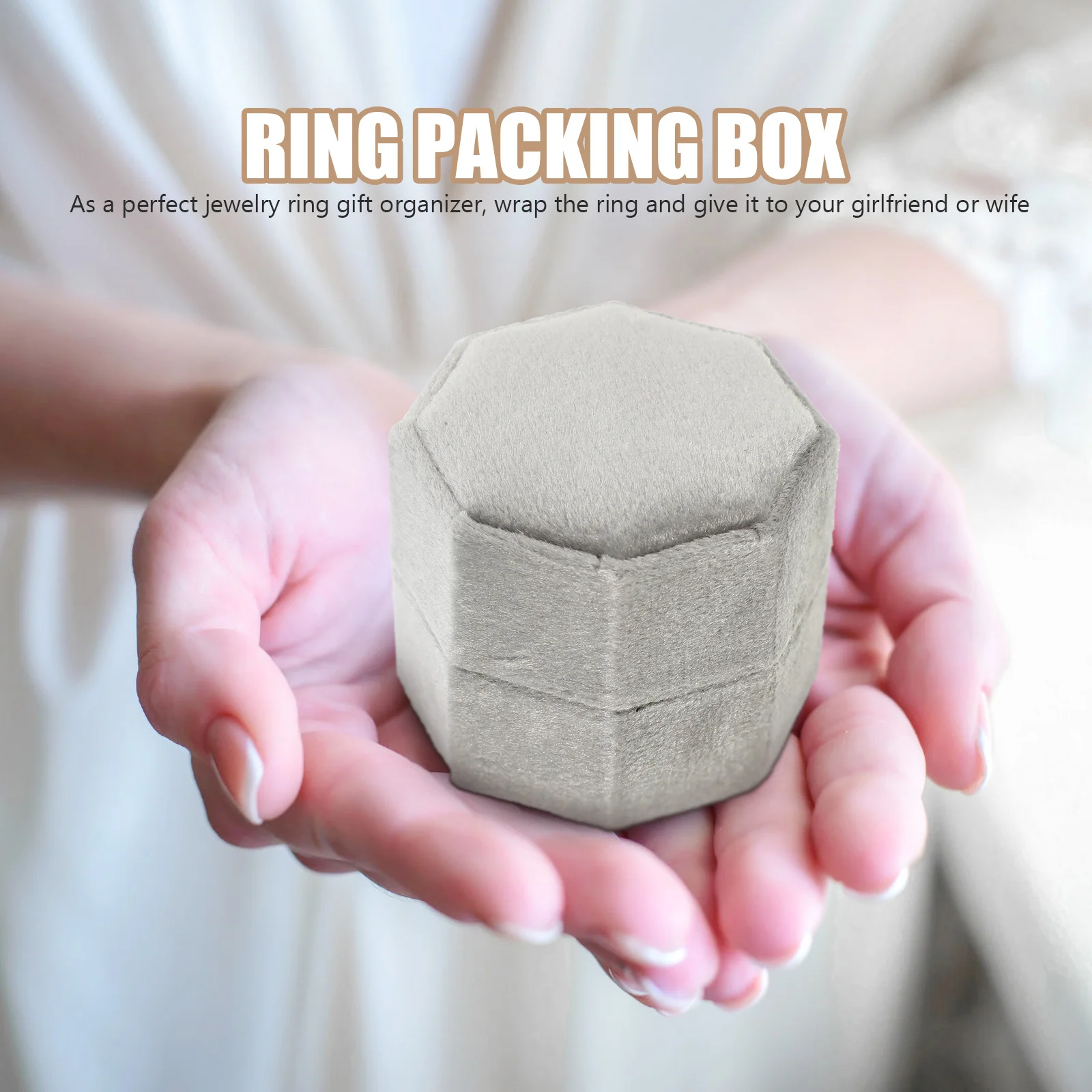 

Ring Box Cash Engagement Boxes with Wedding for Proposal Holder Ceremony Packing