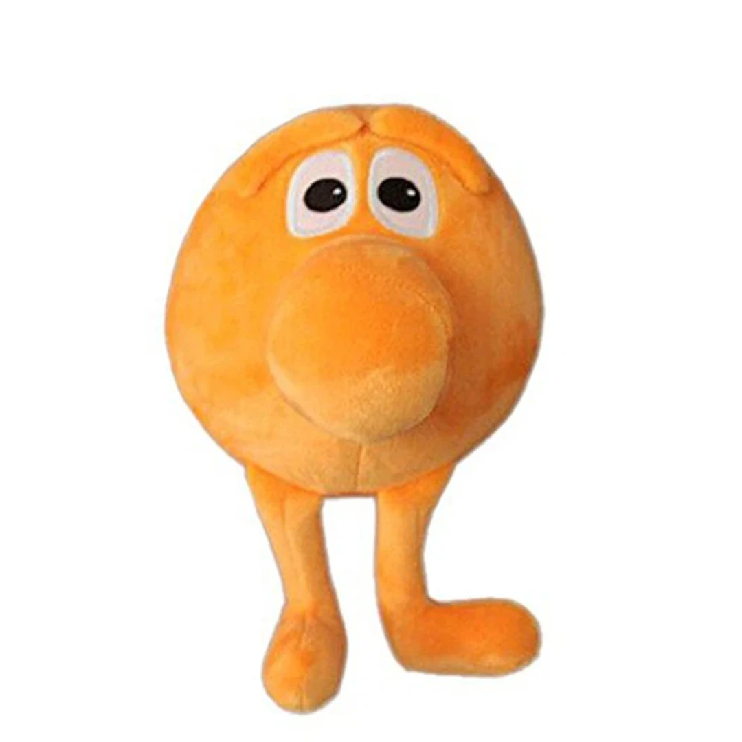 Retro Game Q bert Plushie 20cm met Coily Snake Enemy Design Knuffelpop Videogame Collectible Cadeau-idee