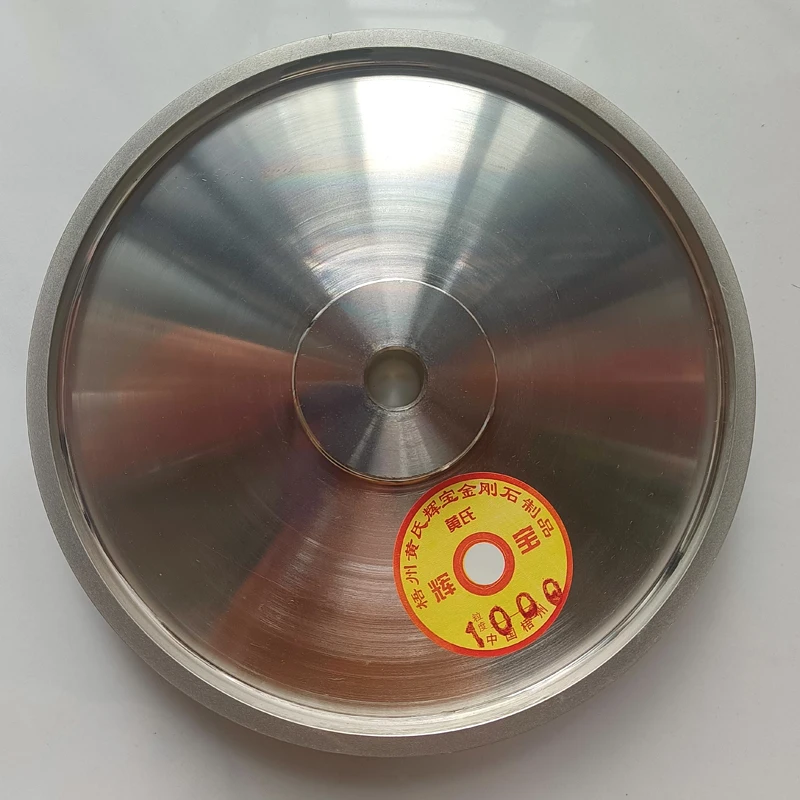 200mm Parallel Type Diamond Tungsten Steel Alloy Grinding Wheel 32 Holes for Jadeite And Agate Diamond Grinding
