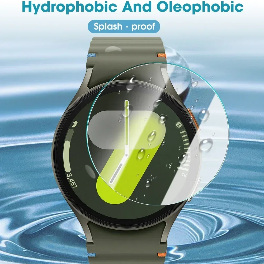 Displayschutzfolien für Samsung Galaxy Watch 8, 7, 6, 5, 4, 46 mm, 40 mm, 44 mm, 47 mm, klassisches gehärtetes Glas für Galaxy Watch 7 8 Ultra Cover – Detail 6