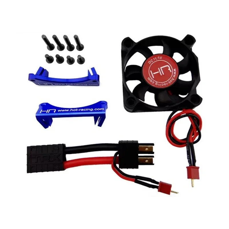 Ventilador del disipador de calor del motor del ventilador HR Monster con soporte para Traxxas X-Maxx