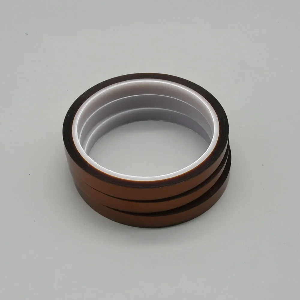2Rolls Sublimation Heat Transfer Tape  used for 3D Printer Bed Tape DTF Print High-Temperature Thermal Insulation Polyimide Adhe