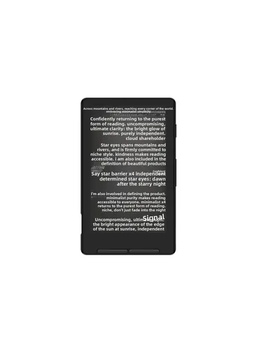 Imagen 2 del producto Lector de Libros Electrónicos XTEINK X4 de 4.3 Pulgadas con Pantalla de Tinta Electrónica, Magnético, Ligero, 220ppi, Portátil, Ultrafino, 650mAh, 16GB, con Funda