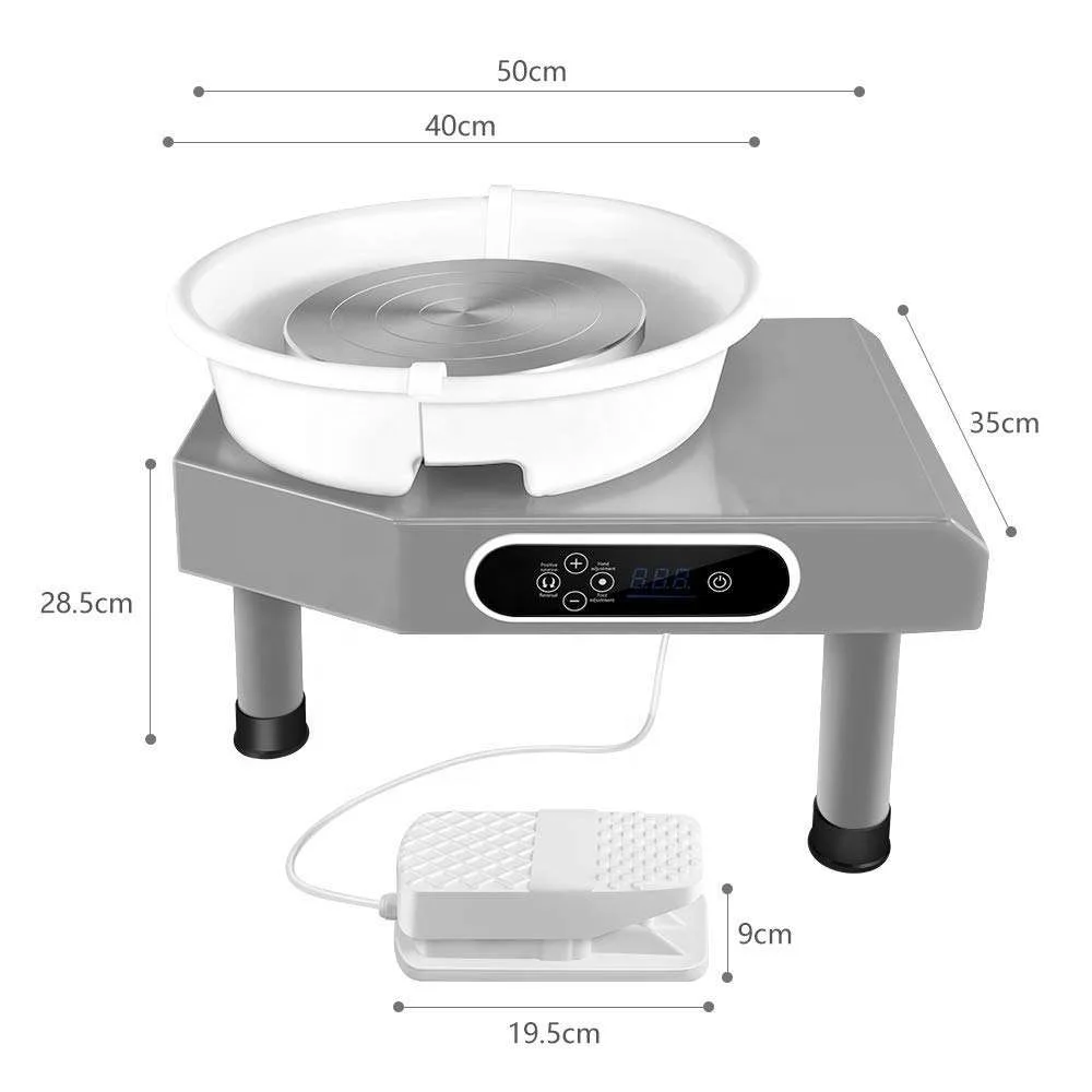 BasinPottery Forming Electric Clay Pottery Manufacturing Touch Tool For Ceramic Premium Wheel  machine Model Clay Throwing