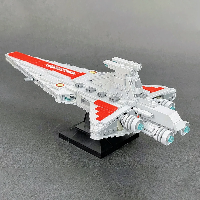 587PCS Famous star battle Movie Venator-Class space Destroyer Model DIY creative ideas Child Toy Birthday gift Christmas blocks