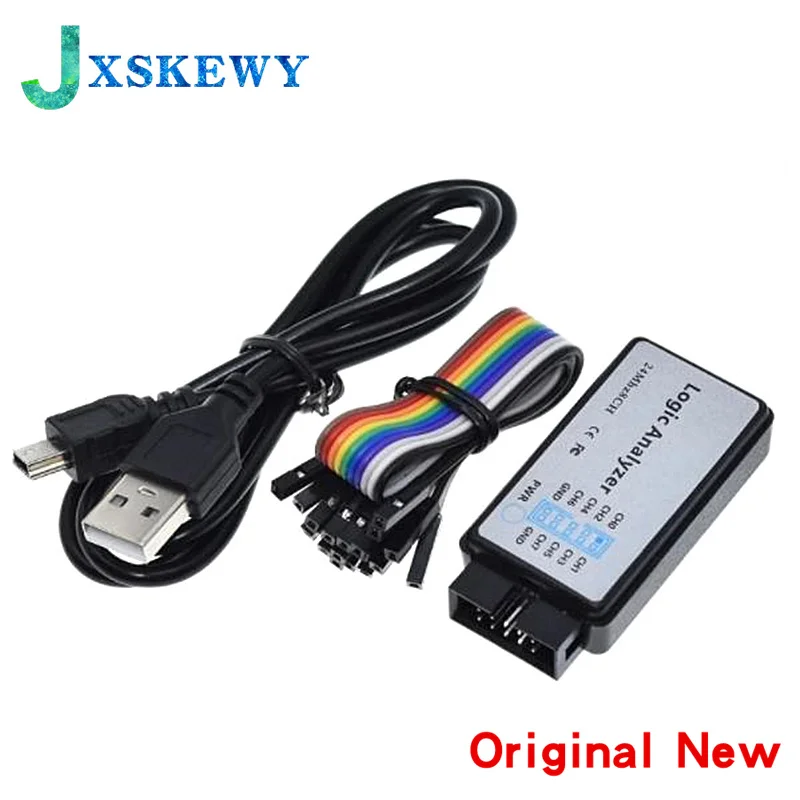 USB Logic Analyzer 24MHz 8 Channel 24M/seconds Logic Analyzer Debugger For ARM FPGA Logic Analyzer Logic 24M 8CH