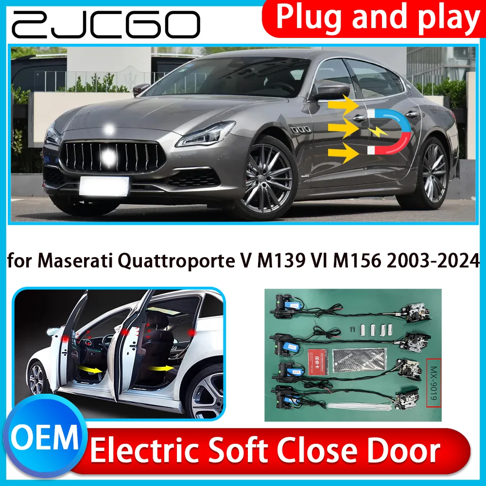 

for Maserati Quattroporte V M139 VI M156 2003-2024 Auto Pull Soft Close Kit Door Power Latch Electric Door Catch Soft Closing