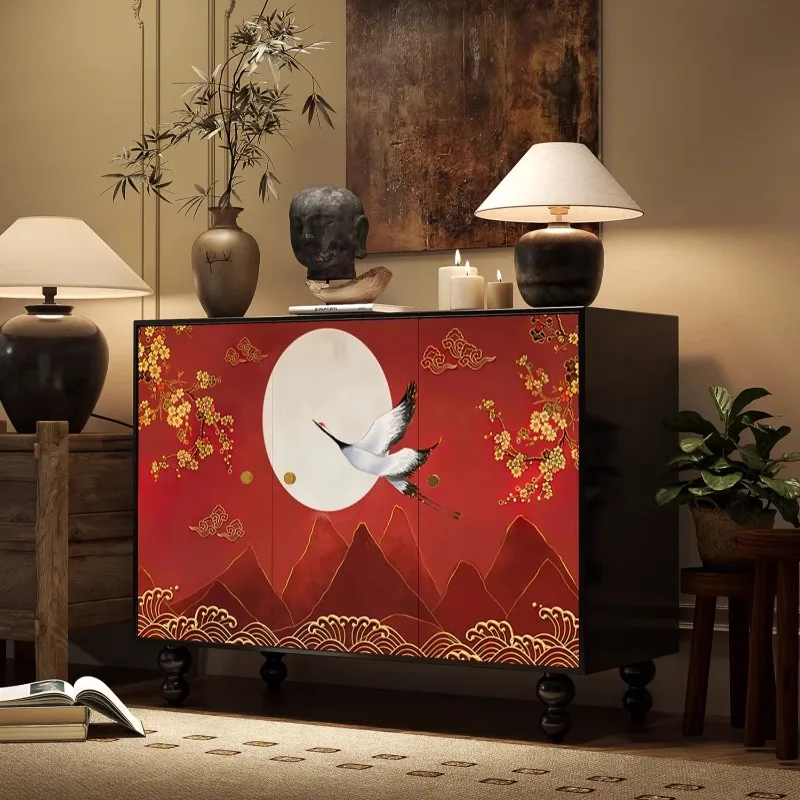 

Vintage Doors Living Room Cabinets Open Shelf Craft Organizer Cabinet Standing Entryway Meuble De Rangements Home Furniture