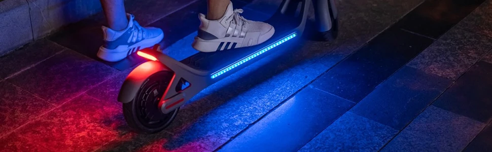 Wasserdicht Roller LED Streifen Für Xiaomi M365 1s Pro Pro2 MI3 Elektrische Roller Sicherheit Nachtlicht Taschenlampe Lampe Mehrere farbe – Detail 4