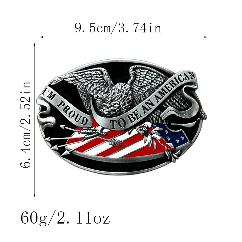 Eagle belt buckle Western style