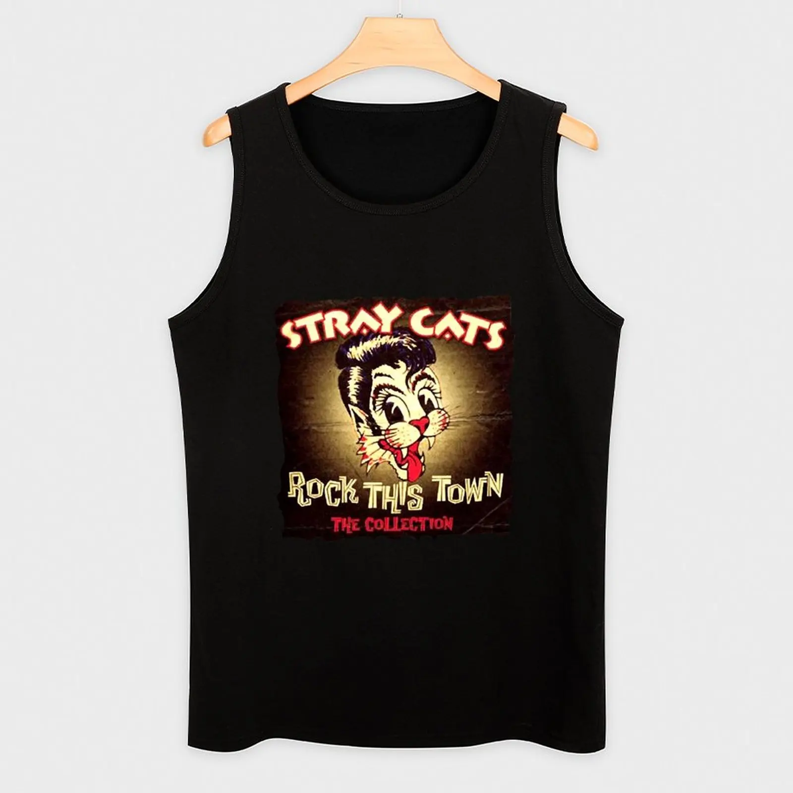 The collection the stray cats band art gift Tank Top bodybuilding men t-shirt Men's sleeveless shirt man gym mens gym clothes