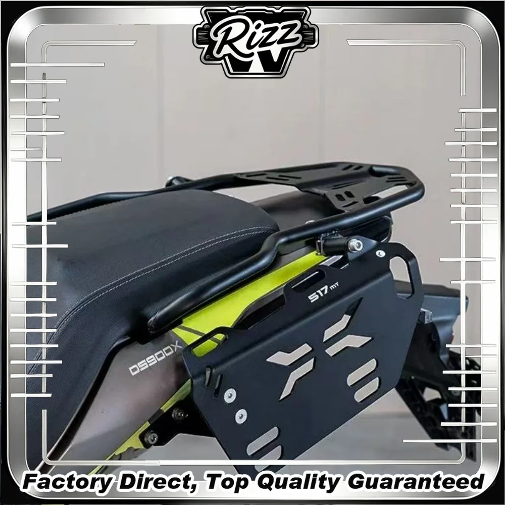 FOR VOGE DS900X Custom Rear Luggage Rack with Side Bag Mount Plates Soft Fixing Brackets Thickened Steel Motorcycle Accessories
